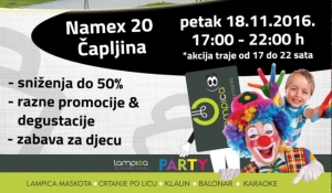 NAMEX - NOĆNI SHOPPING U ČAPLJINI - Petak 18.11.2016.
